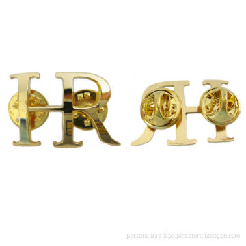 Gold Plated Personalized Lapel Pins For Souvenir Gifts